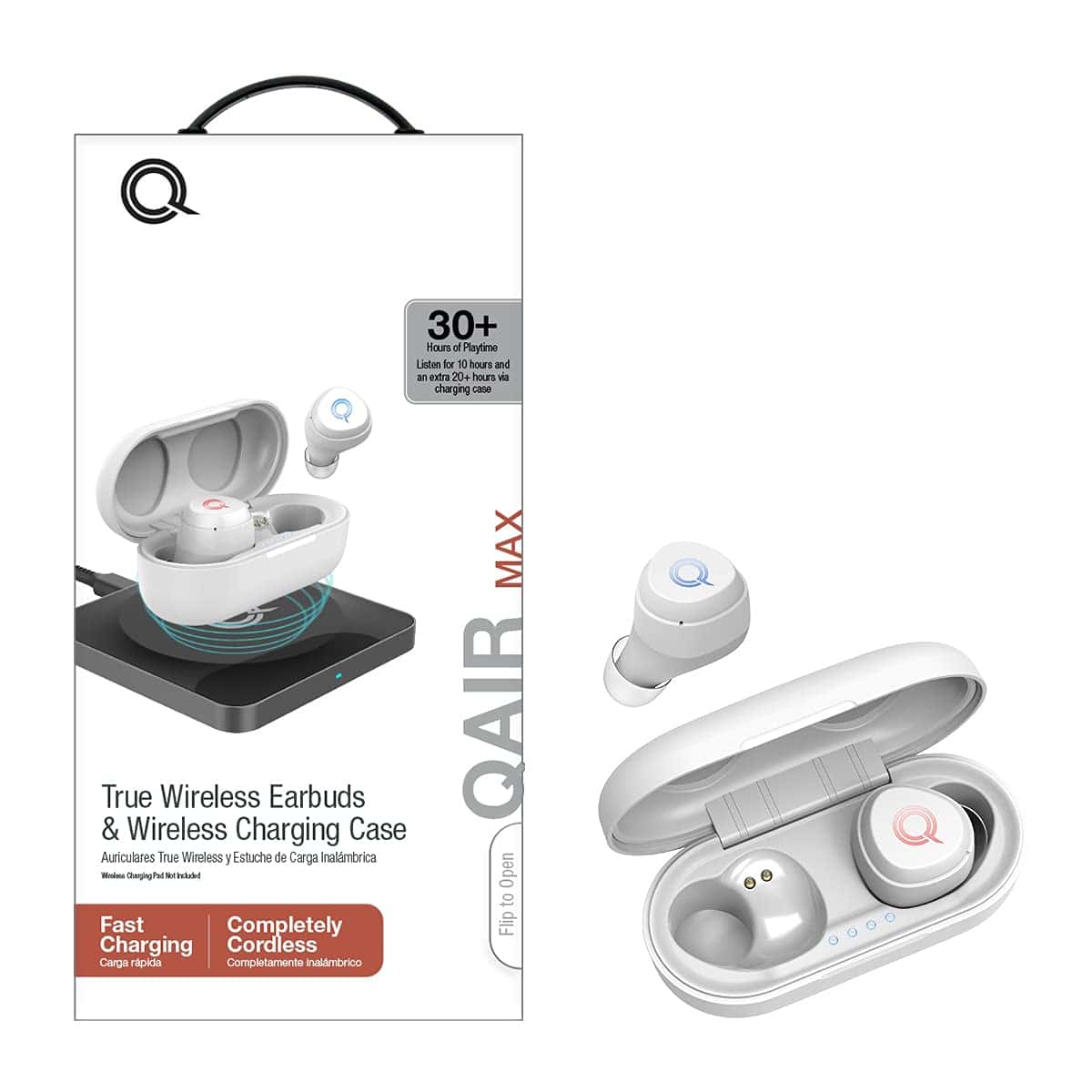 Audífonos Inalámbricos QUIKCELL QAIR MAX con Estuche de