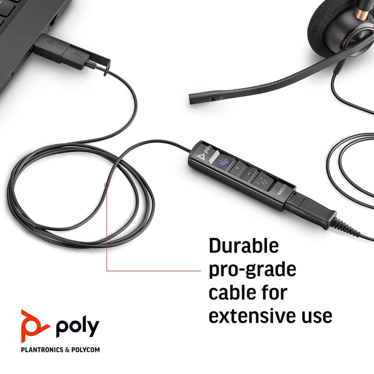 Adaptador Digital USB-A/USB-C Poly - DA85M (Plantronics) - - Imagen 7