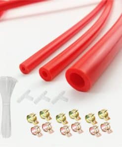 Kit de Manguera de Vacío de Silicona Roja AotoKoop para