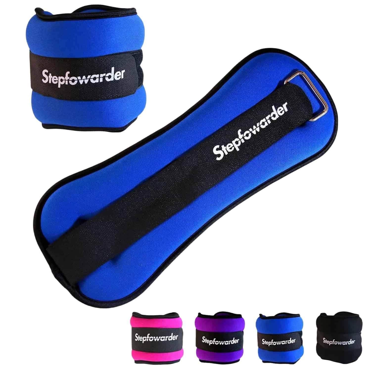 Stepfowarder Pesas de Tobillo (1 Par) 1 2 3 4 Lbs Cada una