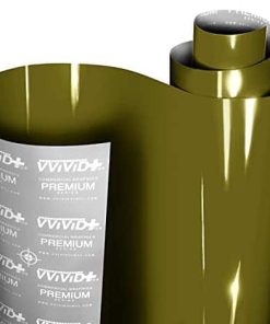 Vinilo para coche VViViD+ Ultra Gloss Combat Green (15ft x