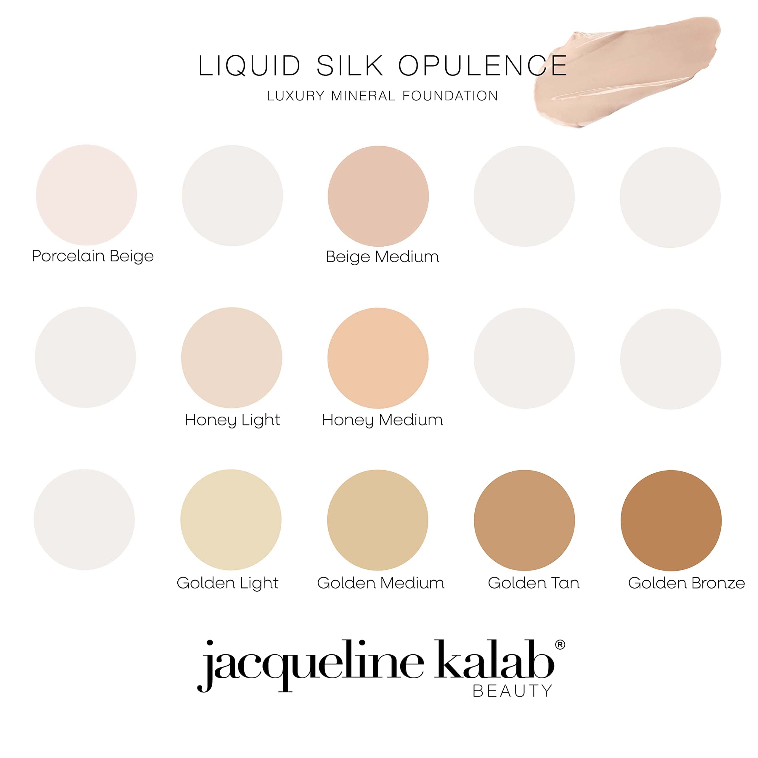 Base de Maquillaje Mineral de Lujo Opulencia Liquid Silk - Imagen 4