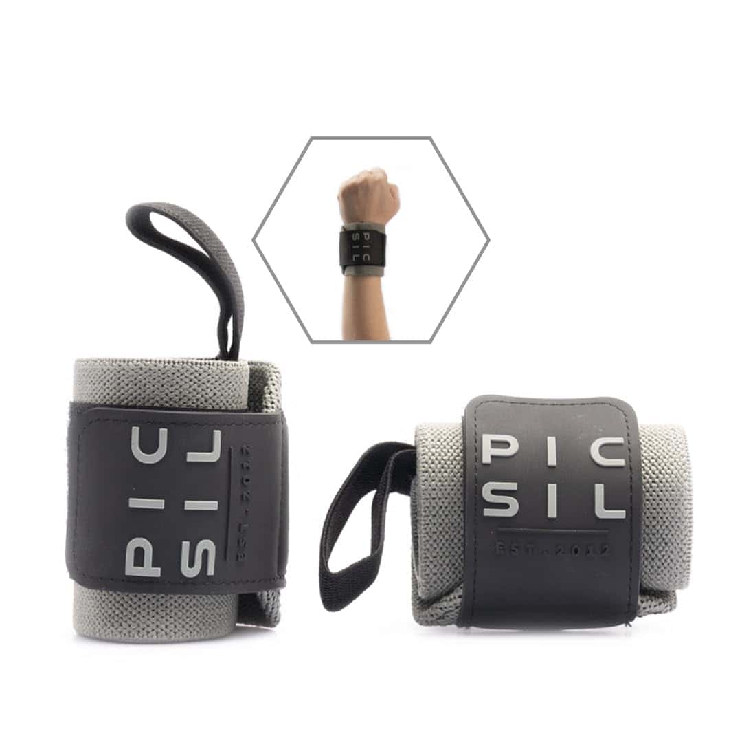 PICSIL Wrist Wraps con Doble Cierre de Tela, Correas para