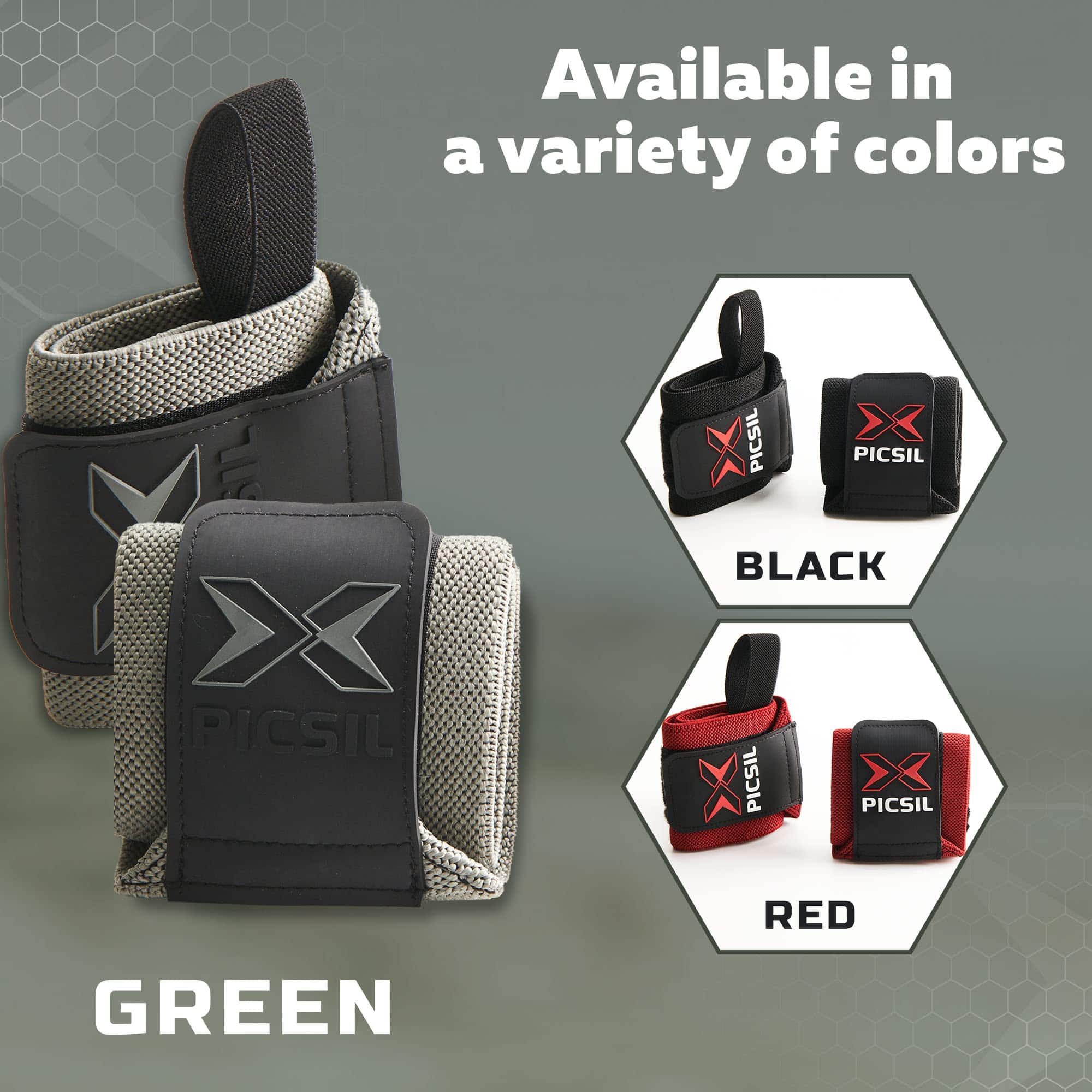 PICSIL Wrist Wraps con Doble Cierre de Tela, Correas para - Imagen 8