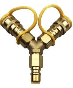 Adaptador de Conexión Rápida de Gas Natural de 3/8 Pulgadas