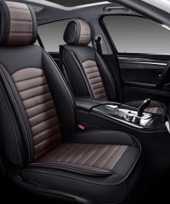 OMOKA AUTO Fundas de Asiento para Autos con Cuero