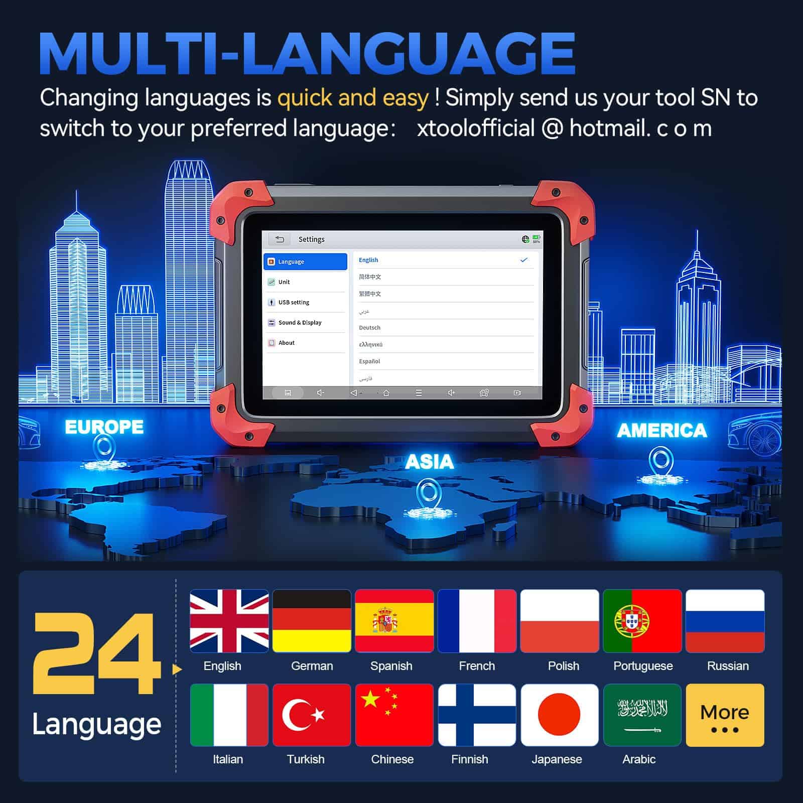 XTOOL D7 Escáner OBD2 Bidireccional: Herramienta de Escaneo - Imagen 9