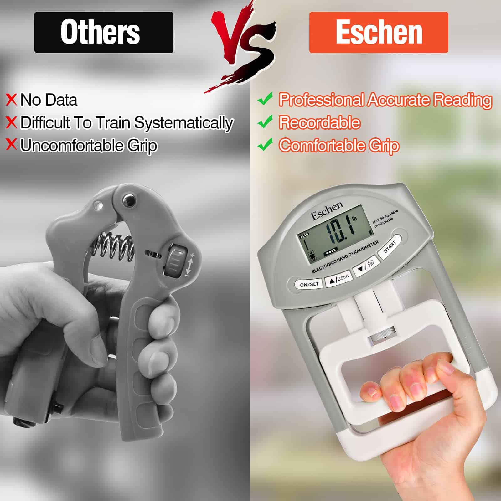 Fortalecedor de agarre, Fortalecedor de mano para - Imagen 6