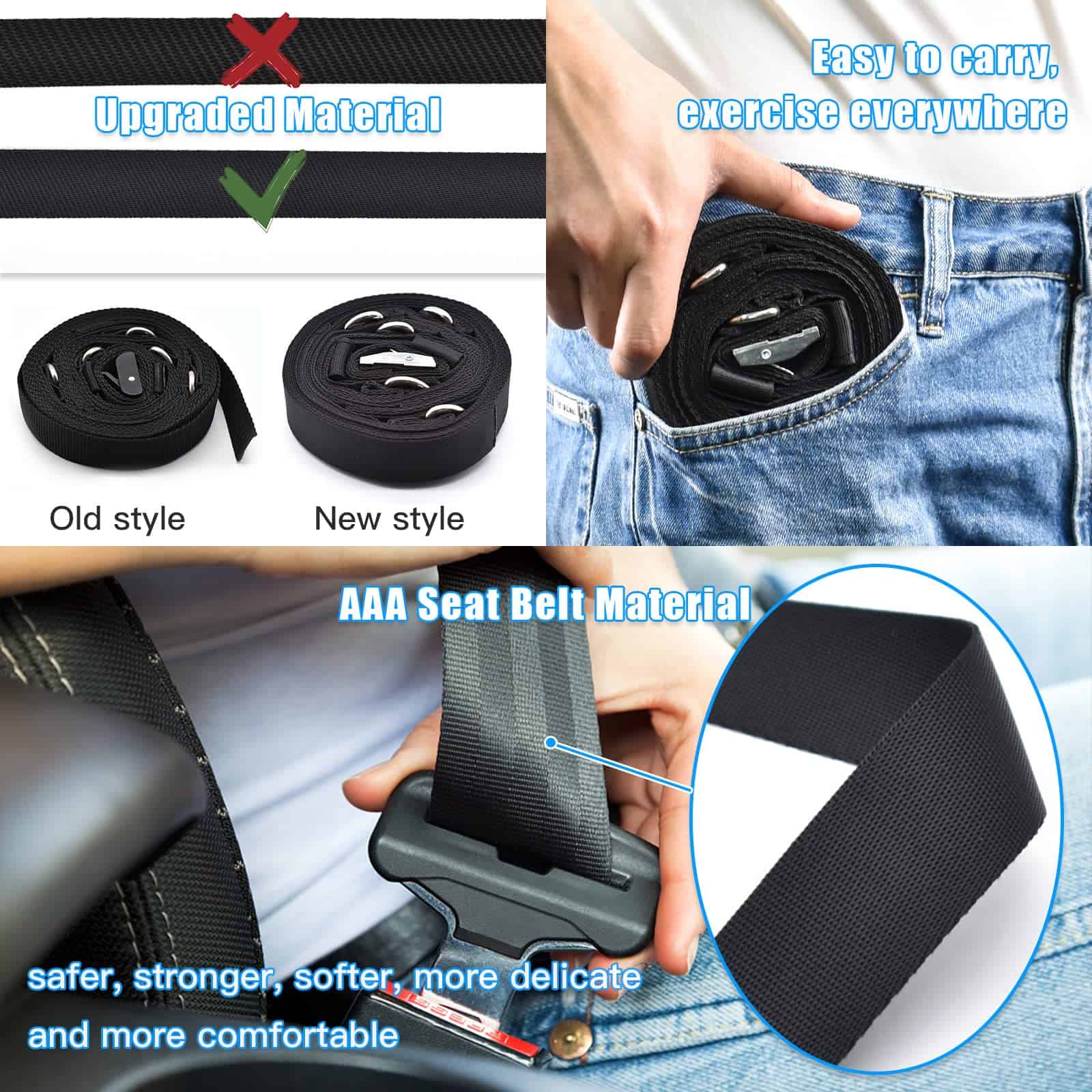 Correa de Anclaje para Puerta Brebebe para Ejercicios, - Imagen 6