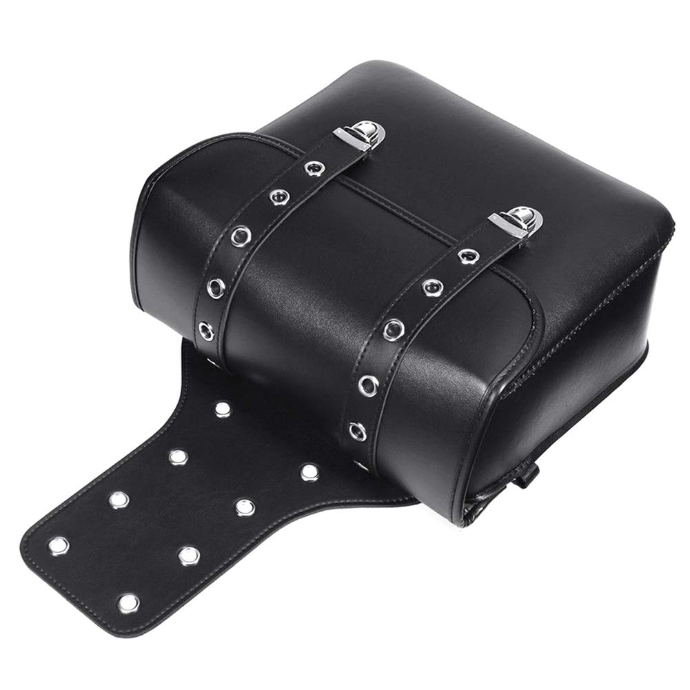 Alforjas de Motocicleta de Cuero PU para Softailfor Scooter - Imagen 6