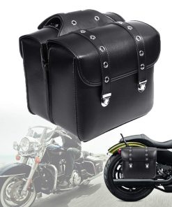 Alforjas de Motocicleta de Cuero PU para Softailfor Scooter