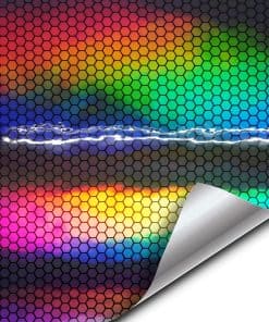 Vinilo Croma Holográfico Hexagonal VViViD+ para Envolver