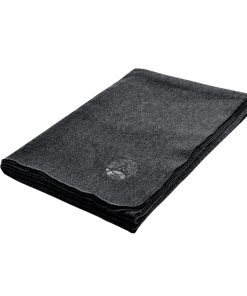 Manta de Lana Deluxe Hugger Mugger - Gris - Suave y Firme,