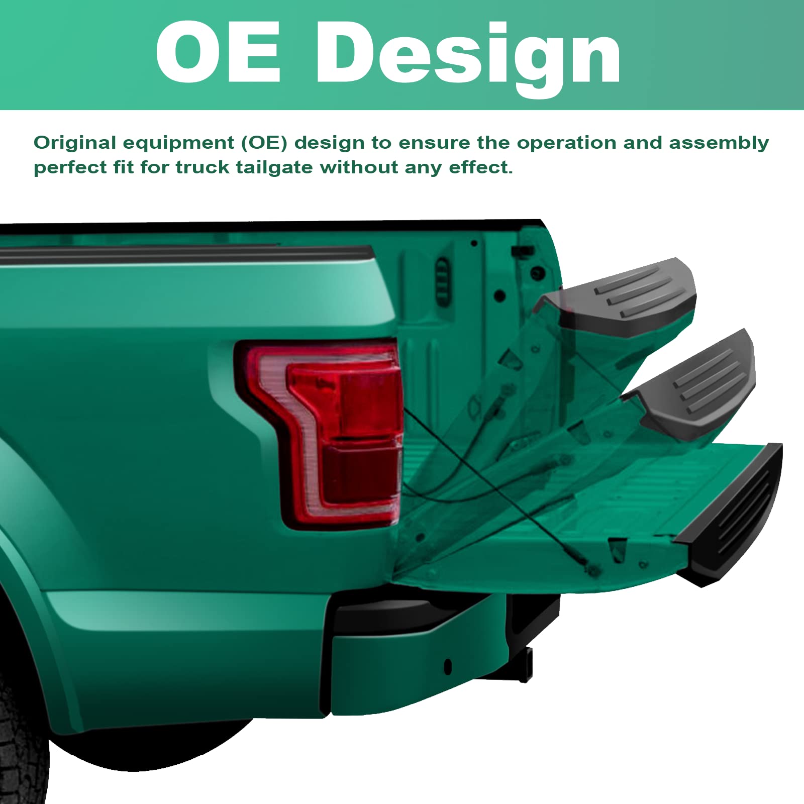 Cubierta de Protector de Ala de baul Trasero Negro Mate en - Imagen 6