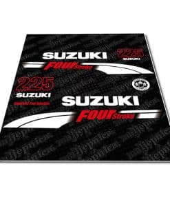 Set de Calcomanías de Repuesto Postventa para Suzuki 225