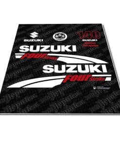 Conjunto de calcomanías (pegatinas) de repuesto postventa