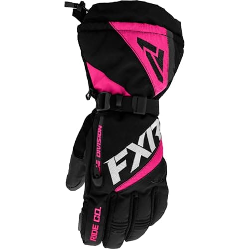 Guantes de Nieve FXR Fusion para Mujer 2025 (Negro/Rosa