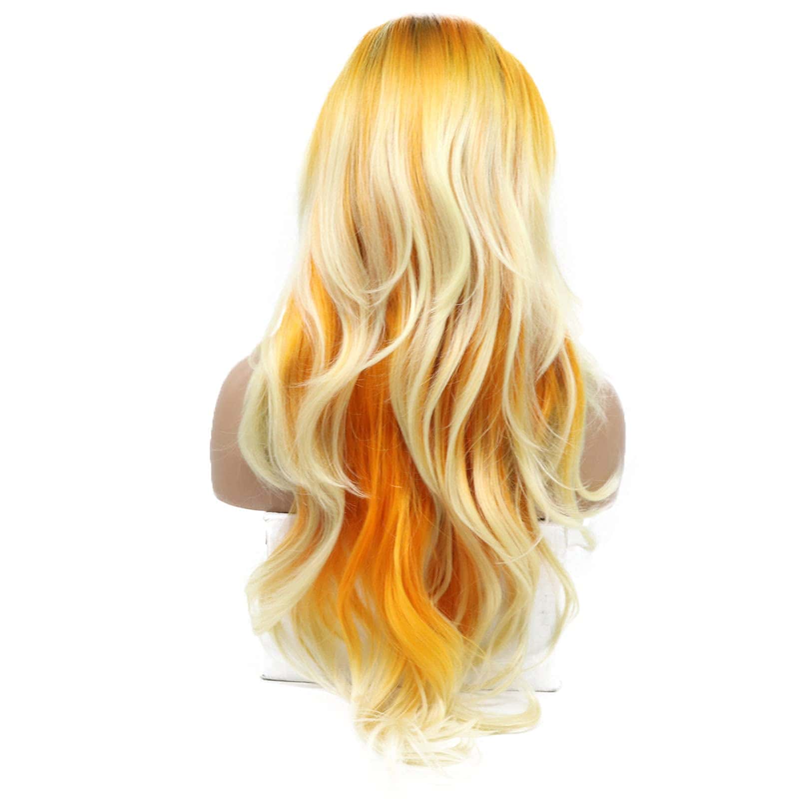 Peluca naranja rubia Karissa Hair con encaje para mujeres - Imagen 7