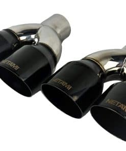 Puntas de Escape Dobles de Acero Inoxidable con Salida