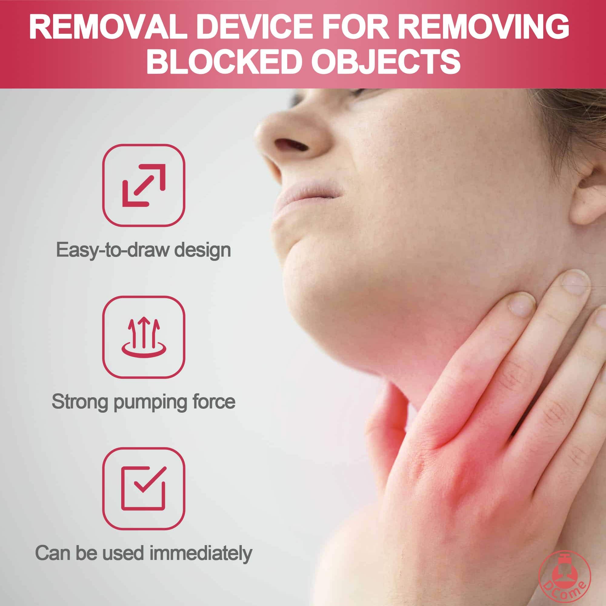 Dispositivo de succión de eliminación para niños DCome, - Imagen 4