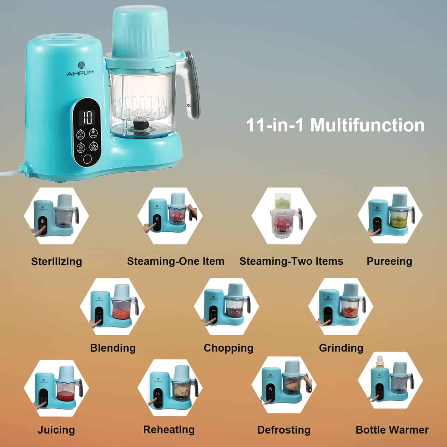 Procesador de Alimentos para Bebés Amplim, Procesador de - Imagen 8