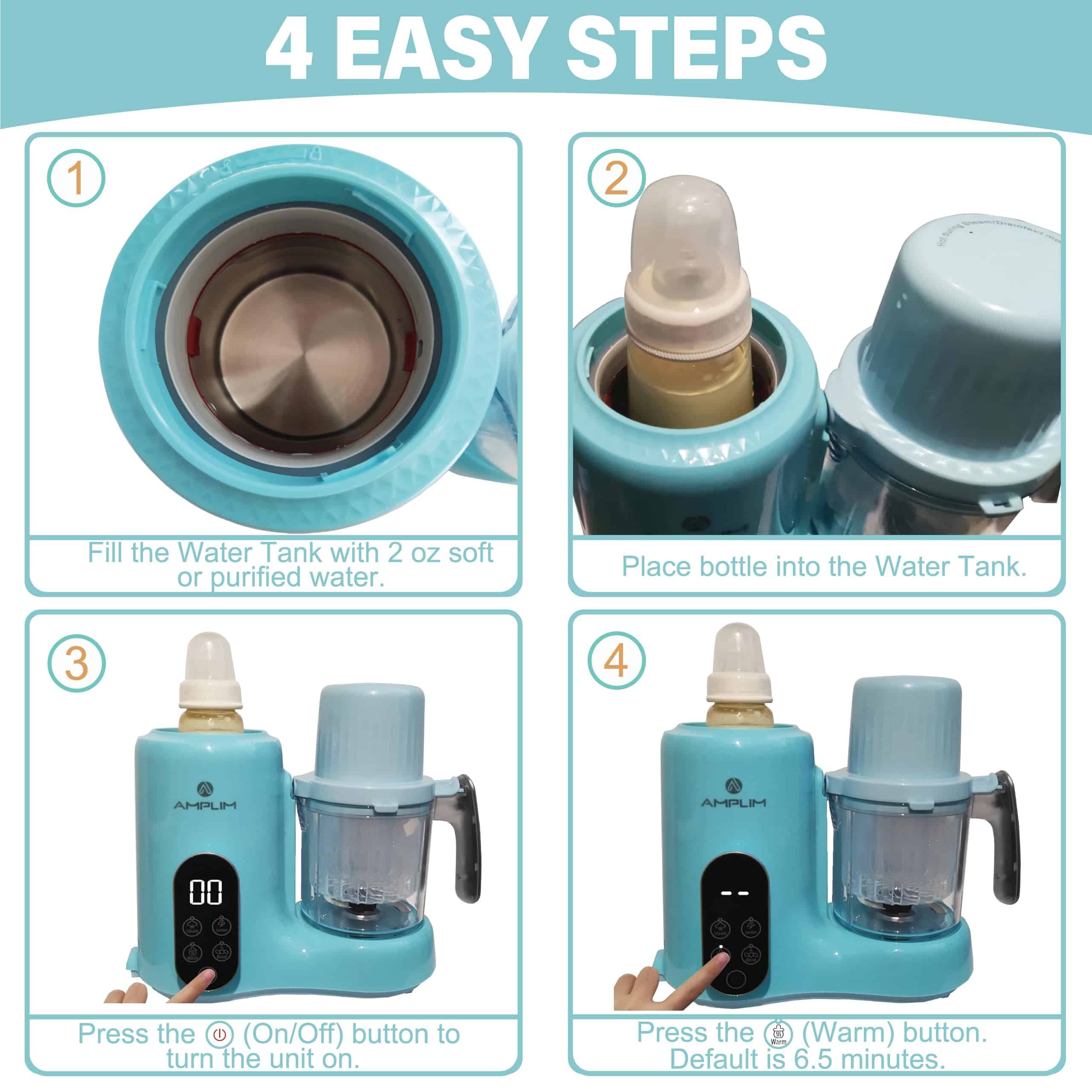 Procesador de Alimentos para Bebés Amplim, Procesador de - Imagen 5