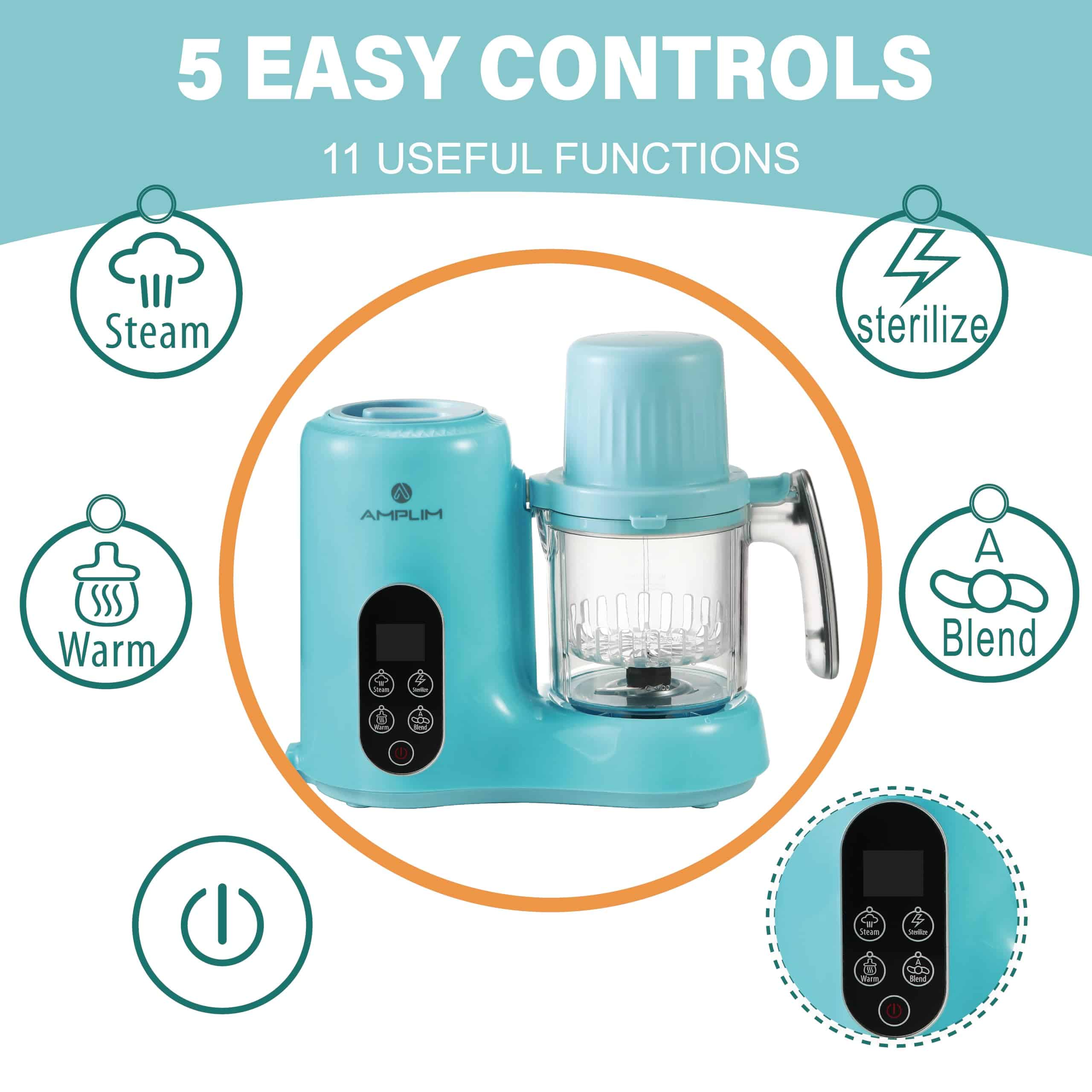 Procesador de Alimentos para Bebés Amplim, Procesador de - Imagen 7