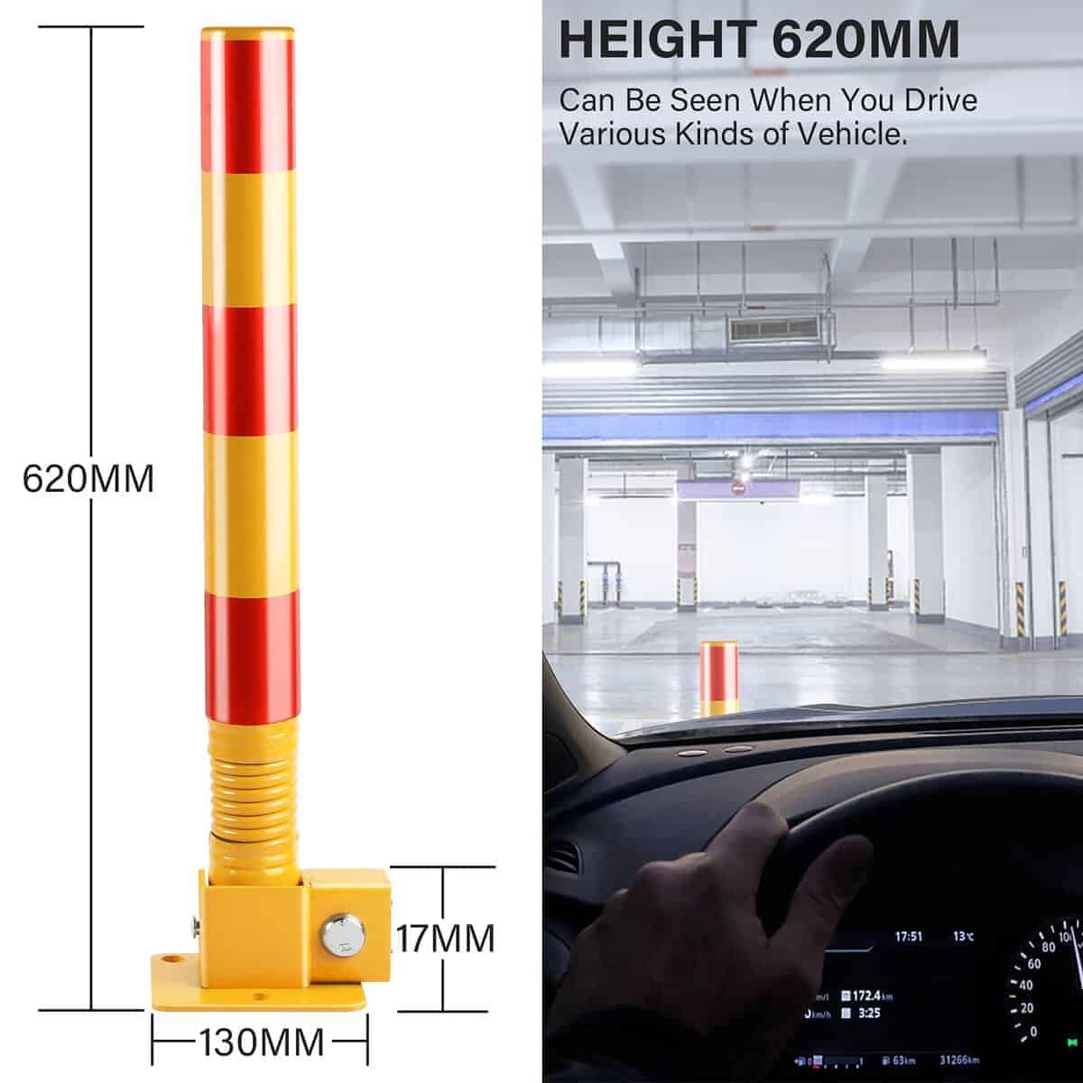 Poste de Estacionamiento de Resorte, Barrera de - Imagen 3