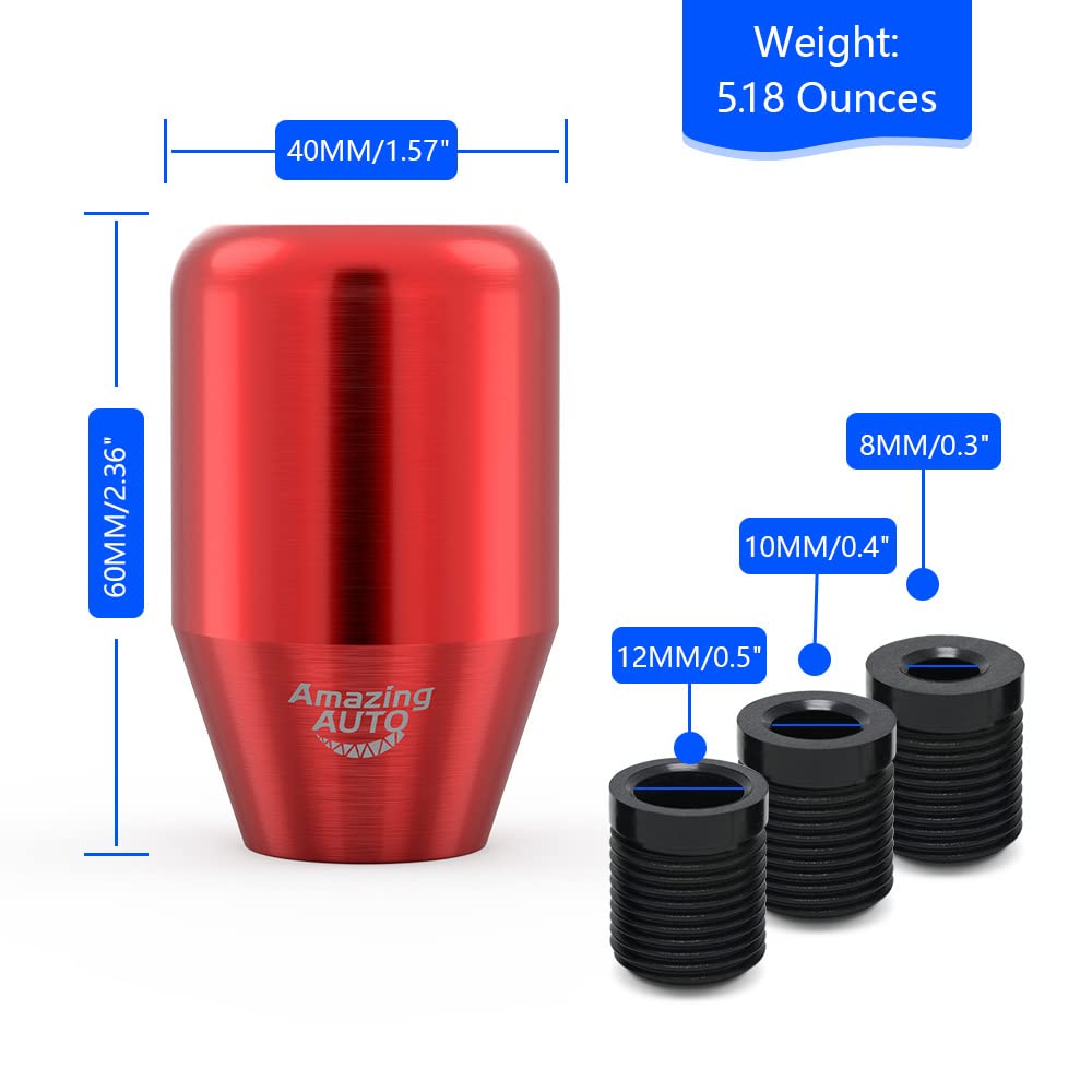 Asombroso AUTO (Rojo) Palanca de cambios manual ponderada - Imagen 3