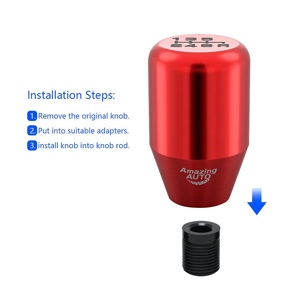 Asombroso AUTO (Rojo) Palanca de cambios manual ponderada - Imagen 4