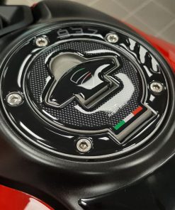 Calcomanías 3D de Resina para Moto -Negro