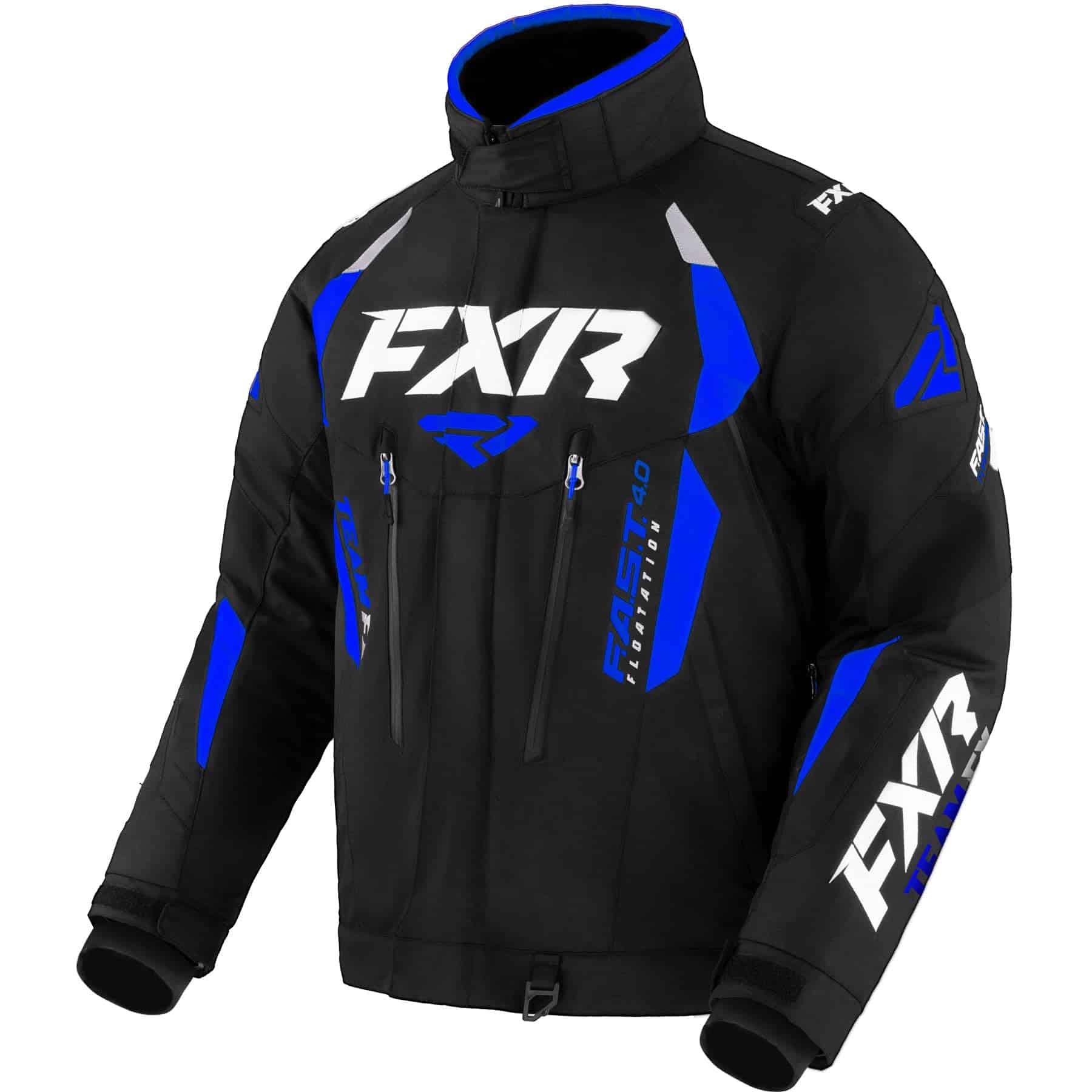Chamarra FXR Team FX 2025 para Hombre (Negro/Azul Real -