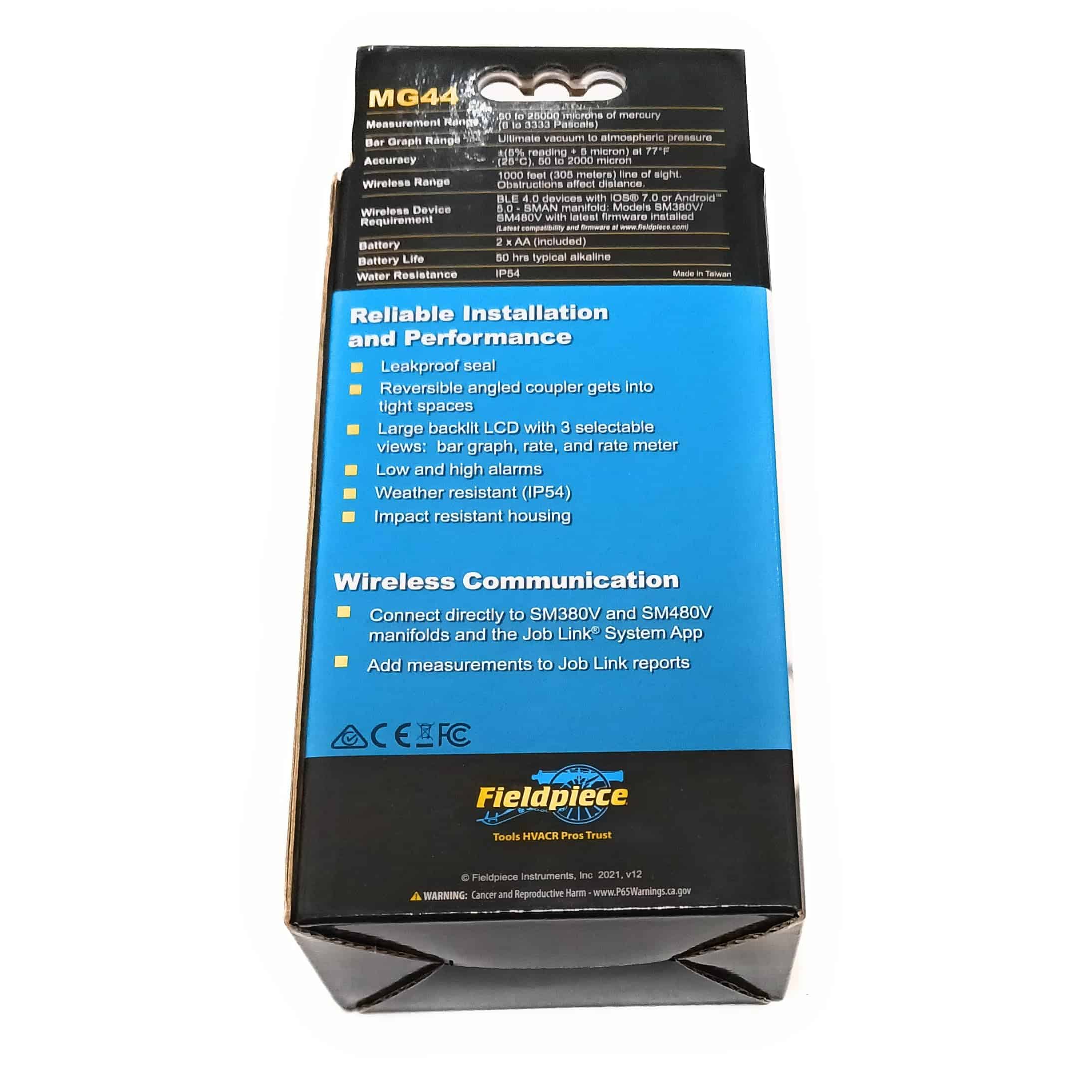 Manómetro inalámbrico Fieldpiece MG44 - Imagen 3