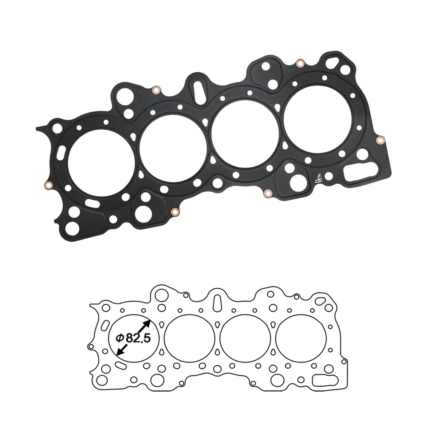 Junta de culata SIRUDA compatible para Honda B16A Civic