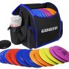 Set de Disc Golf GOOSO con Bolsa - 12 PCS Discos de Golf