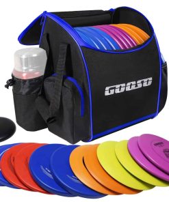 Set de Disc Golf GOOSO con Bolsa - 12 PCS Discos de Golf