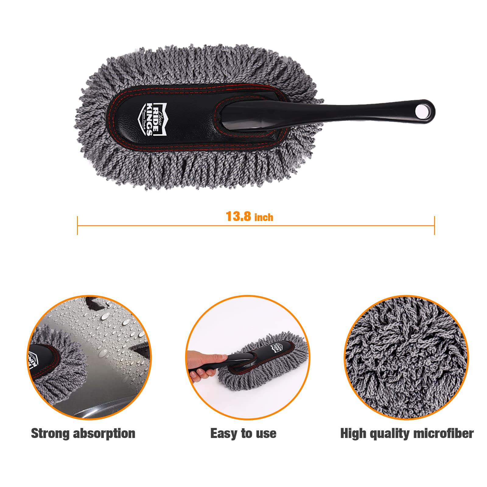 Conjunto de plumero para autos RIDE KINGS, Plumero para - Imagen 4