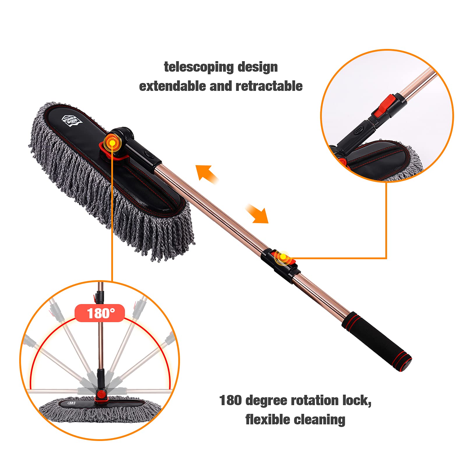 Conjunto de plumero para autos RIDE KINGS, Plumero para - Imagen 5