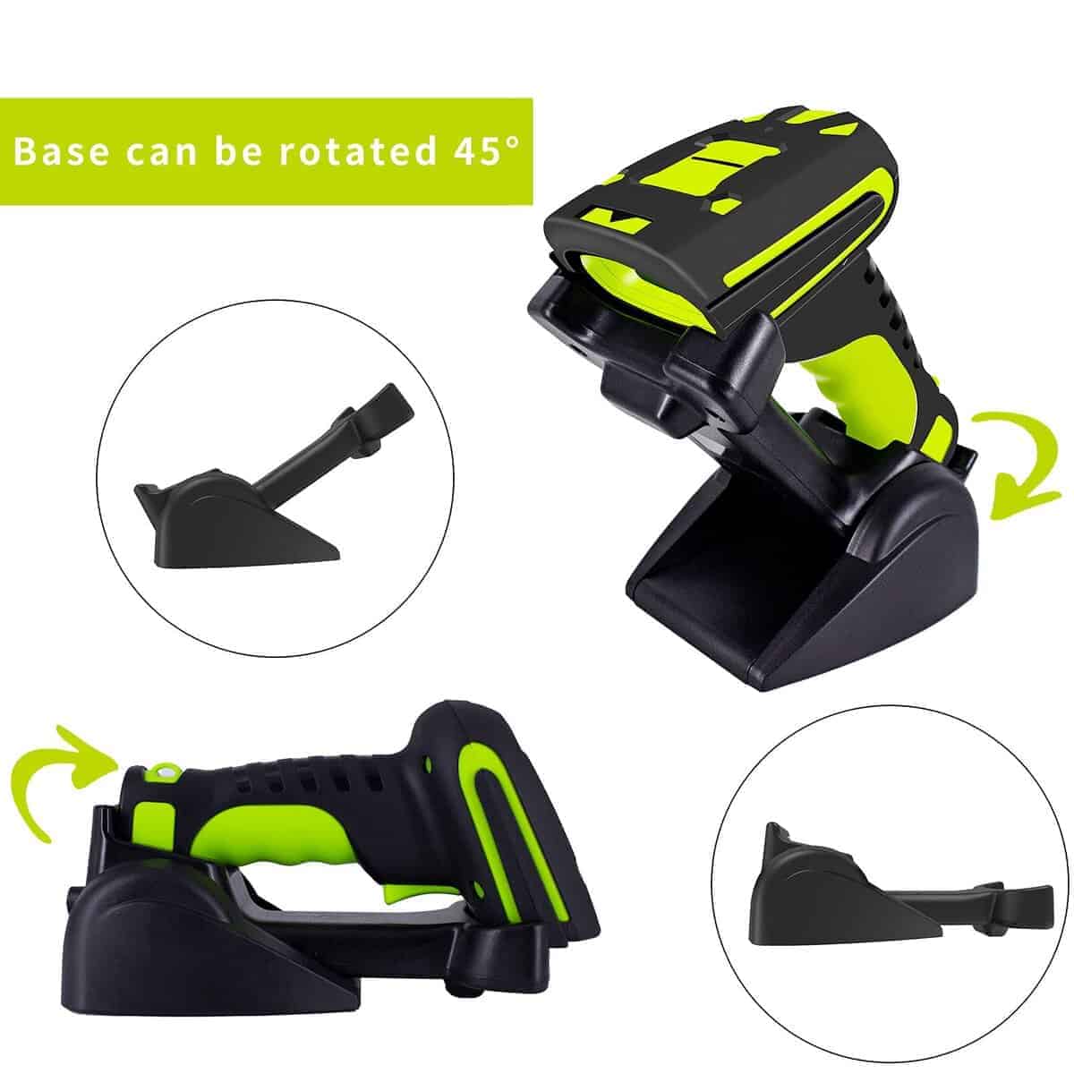 Escáner de Códigos de Barras 2D Bluetooth Symcode con Base - Imagen 7