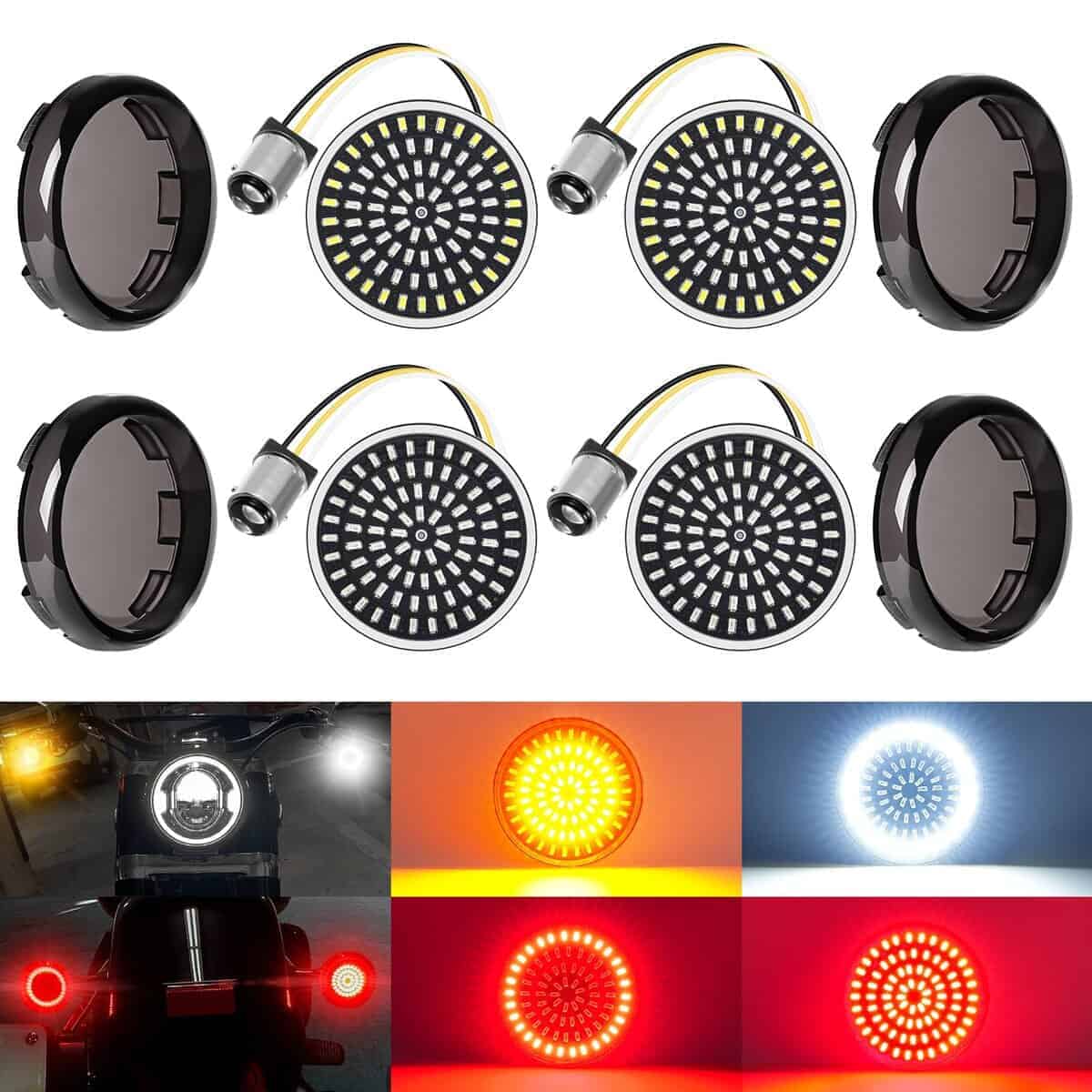 Benlari 1157 Luces LED para señales de giro Delanteras y