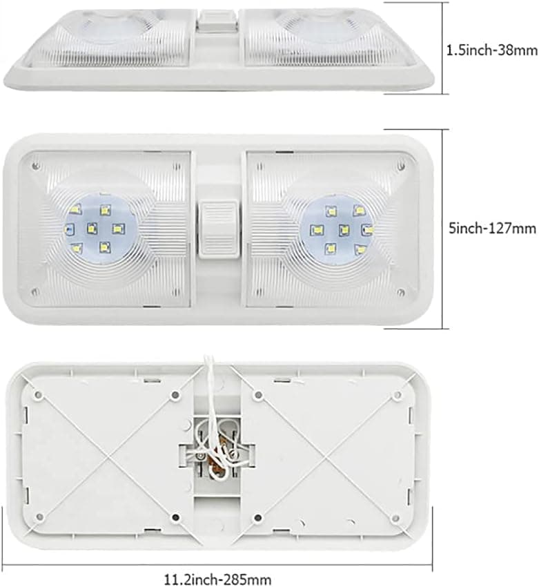 ANYPOWK Luces LED de 12V para RV con Interruptor ON/Off - - Imagen 4
