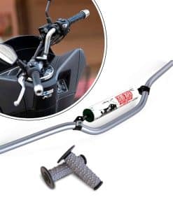Manillares de Motocicleta de 7/8" de Aluminio con Puños de