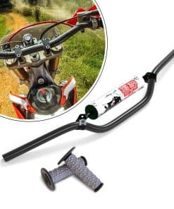 Manillar de Motocicleta de 7/8" de Aluminio con Agarres de