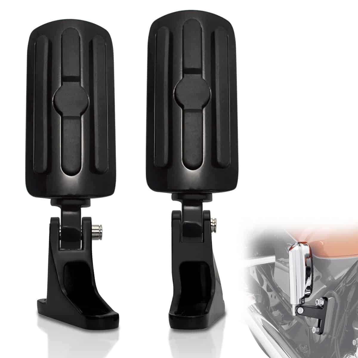 FOVPLUE Pata de pie del pasajero Mini, Pasajero Footpegs
