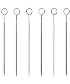 Set de Brochetas triangulares con anillo - Juego de 6