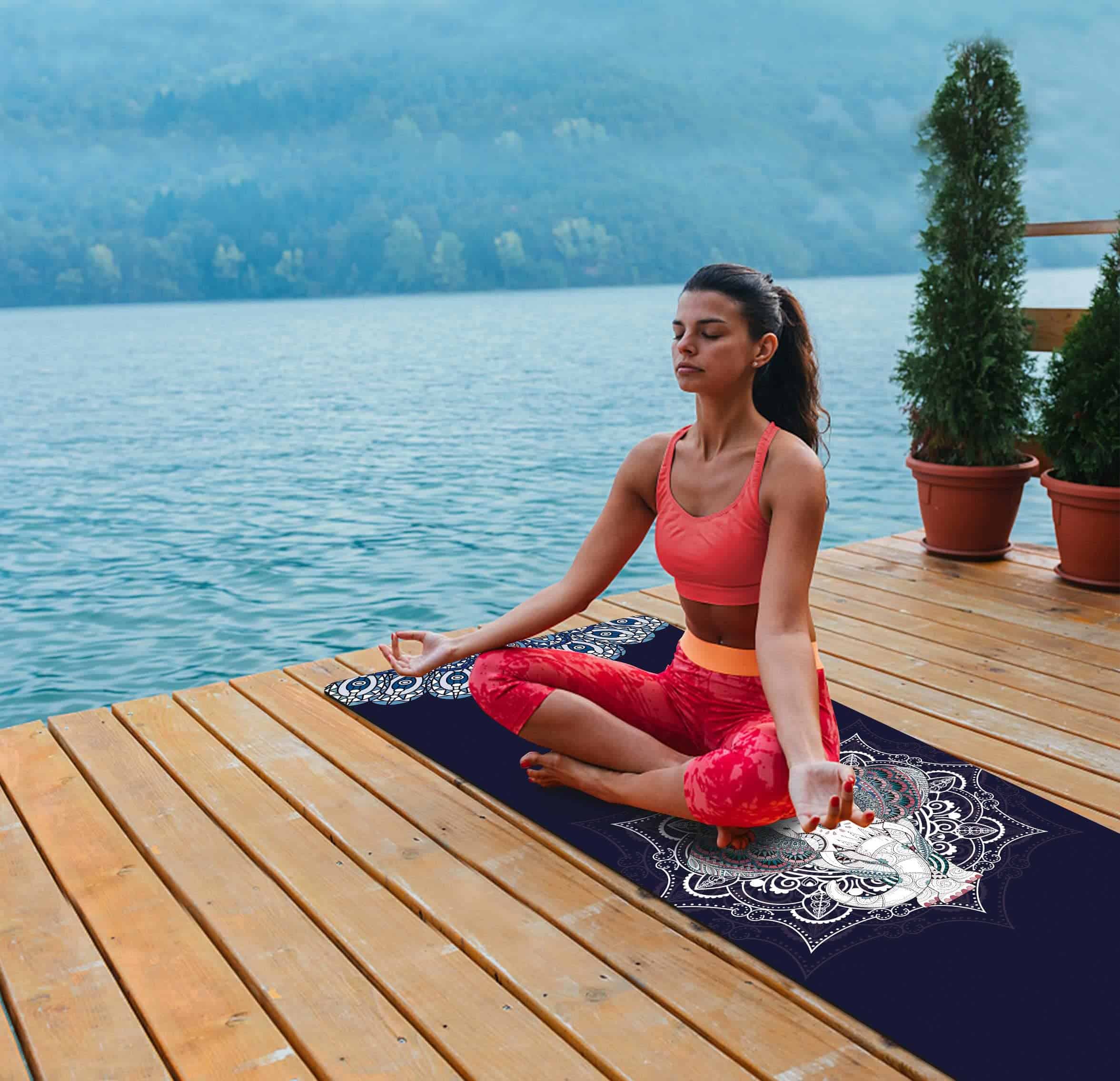 Tapete de Yoga Impreso nuveti - 1/16 Pulgada de Grosor - Imagen 6