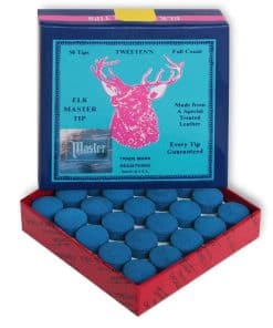Tweeten Elk Master Billiard Pool Cue Tips - 1 Caja - 50