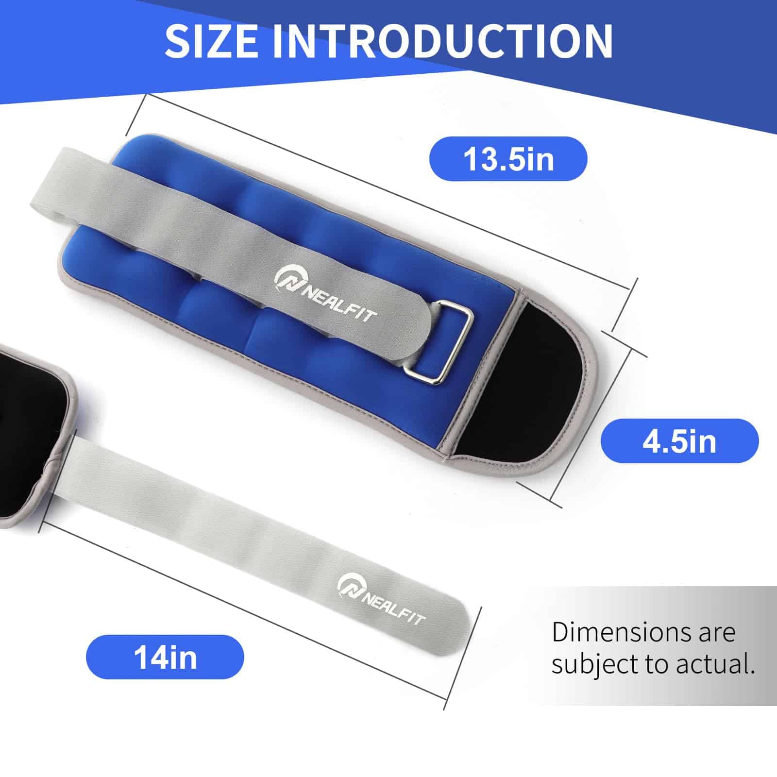 NEALFIT Pesas para Tobillo para Hombres Mujeres Niños, - Imagen 3