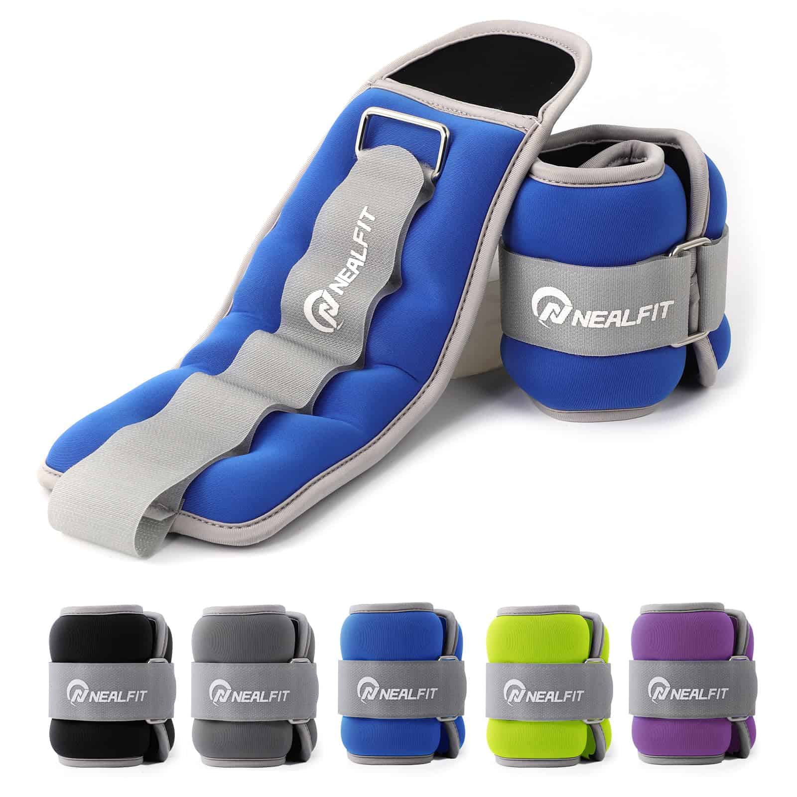 NEALFIT Pesas para Tobillo para Hombres Mujeres Niños,