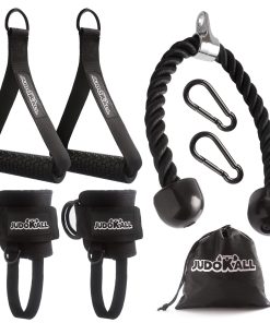 JUDOKALL Tricep Rope Cable Machine Attachment, Set de